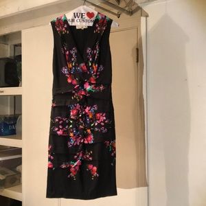 black floral dress